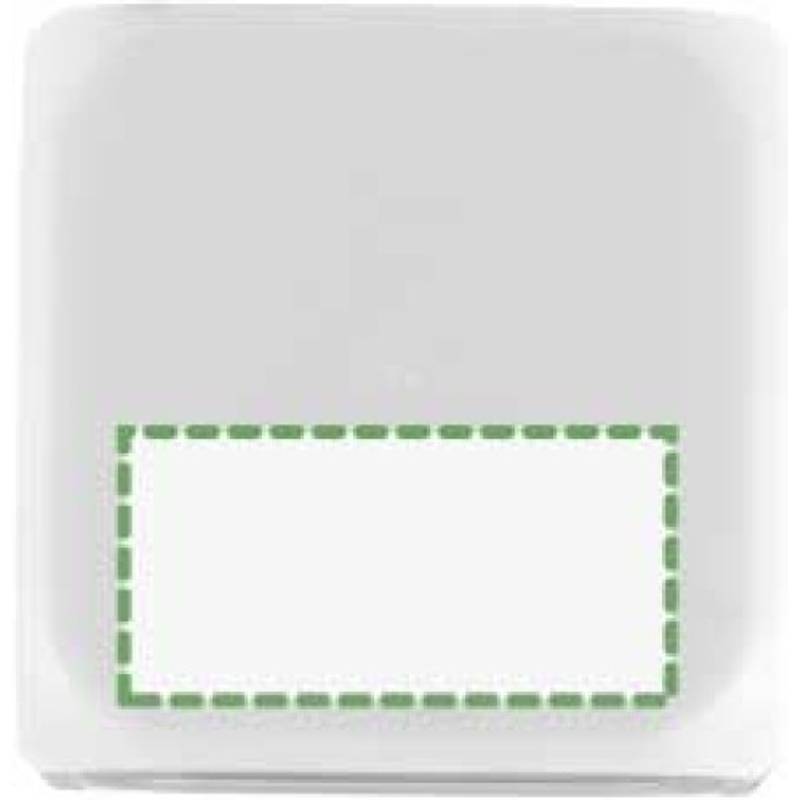 Budík ve tvaru kostky, mění barvu, bílá Budík ve tvaru kostky, mění barvu, bílá