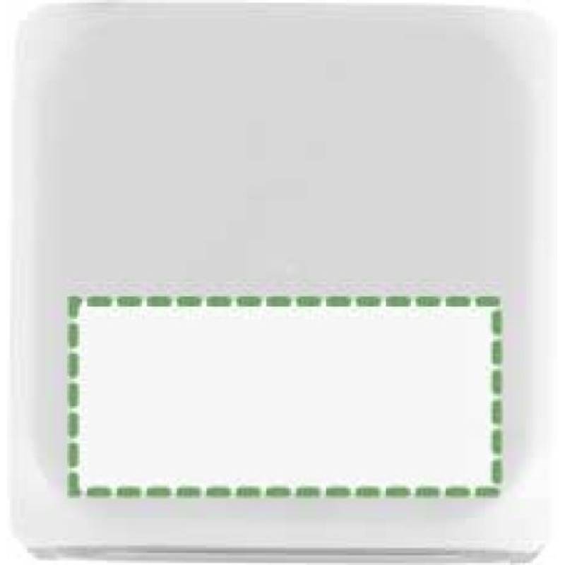 Budík ve tvaru kostky, mění barvu, bílá Budík ve tvaru kostky, mění barvu, bílá