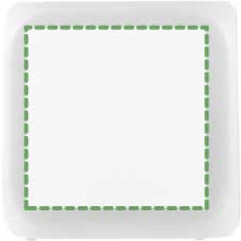 Budík ve tvaru kostky, mění barvu, bílá Budík ve tvaru kostky, mění barvu, bílá