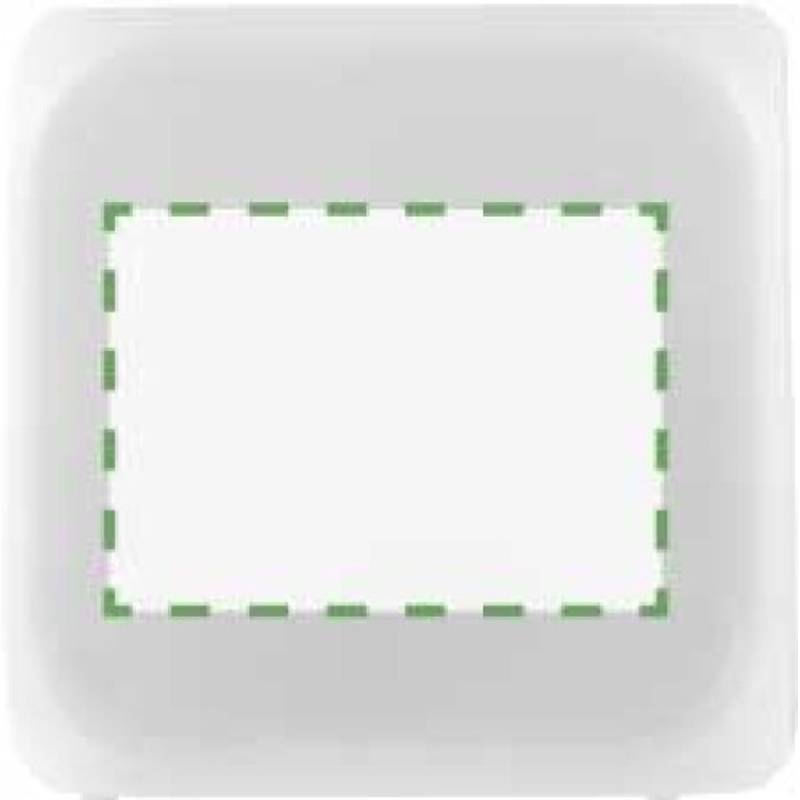 Budík ve tvaru kostky, mění barvu, bílá Budík ve tvaru kostky, mění barvu, bílá