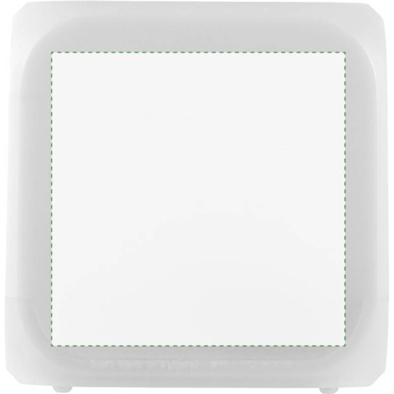 Budík ve tvaru kostky, mění barvu, bílá Budík ve tvaru kostky, mění barvu, bílá