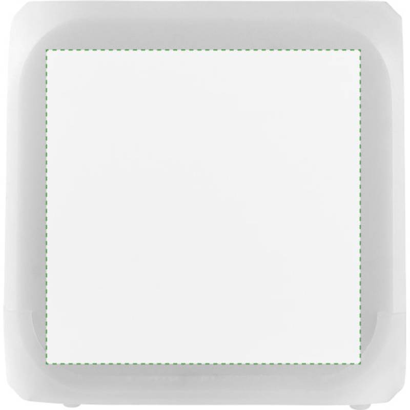 Budík ve tvaru kostky, mění barvu, bílá Budík ve tvaru kostky, mění barvu, bílá