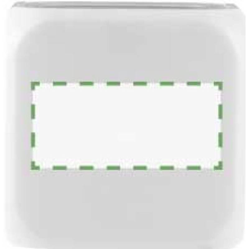 Budík ve tvaru kostky, mění barvu, bílá Budík ve tvaru kostky, mění barvu, bílá