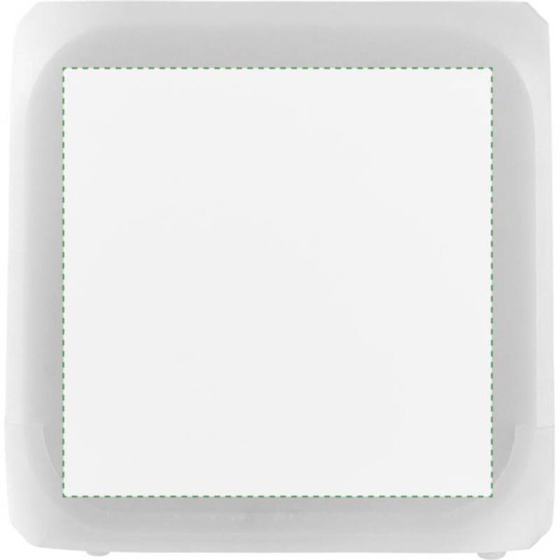 Budík ve tvaru kostky, mění barvu, bílá Budík ve tvaru kostky, mění barvu, bílá