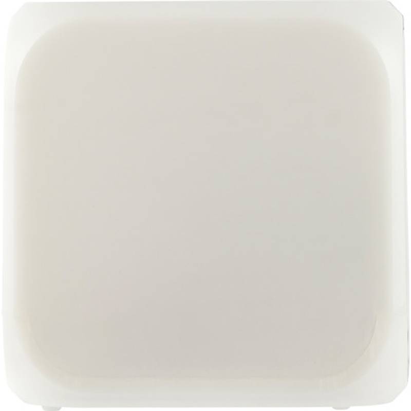 Budík ve tvaru kostky, mění barvu, bílá Budík ve tvaru kostky, mění barvu, bílá