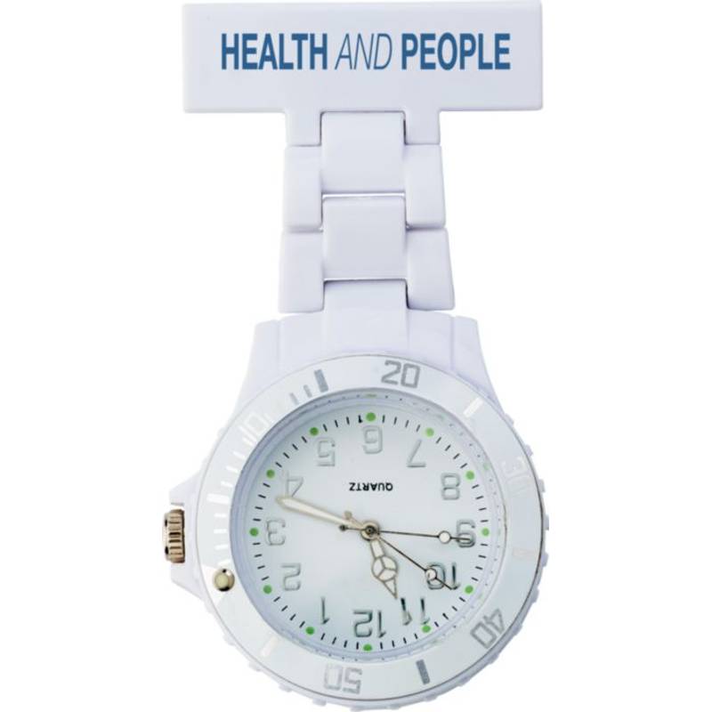 Plastové hodiny, biela Plastové hodiny, biela