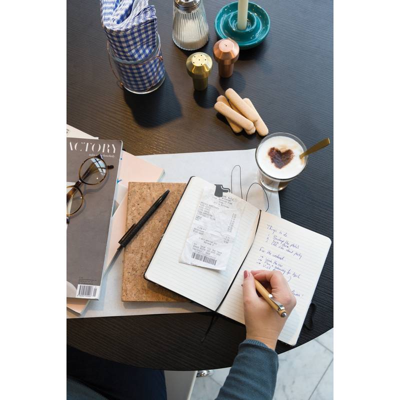 Eko zápisník, korkový obal a bambusové pero se stylusem, hnědá Eko zápisník, korkový obal a bambusové pero se stylusem, hnědá