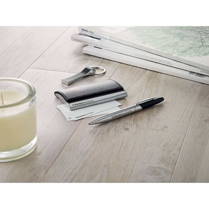 KADEU sada guľôčkového pera, kľúčenky a vizitkára KADEU sada guľôčkového pera, kľúčenky a vizitkára