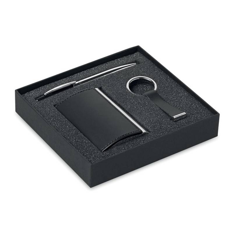 KADEU sada guľôčkového pera, kľúčenky a vizitkára KADEU sada guľôčkového pera, kľúčenky a vizitkára