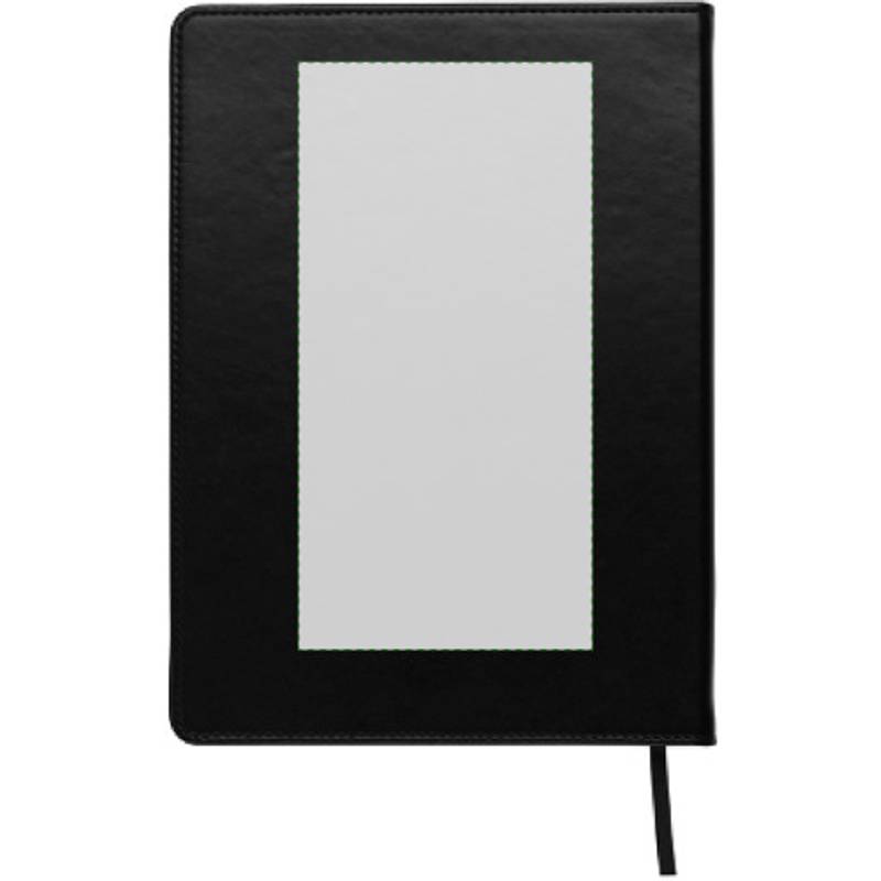 Blok A5, linkovaný, záložka, černá Blok A5, linkovaný, záložka, černá