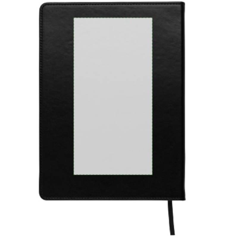 Blok A5, linkovaný, záložka, černá Blok A5, linkovaný, záložka, černá