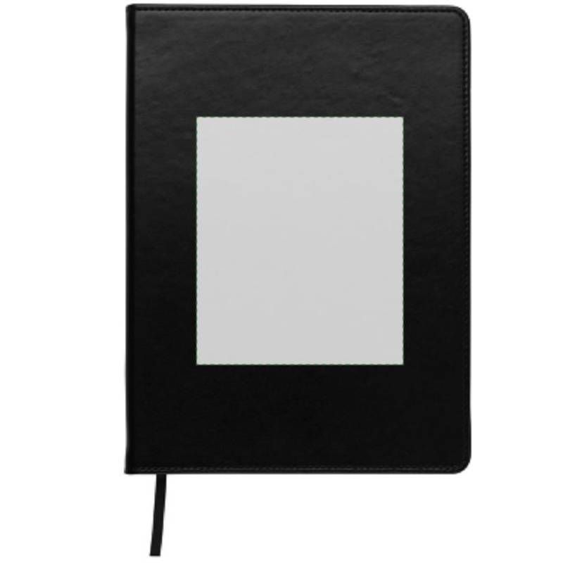 Blok A5, linkovaný, záložka, černá Blok A5, linkovaný, záložka, černá