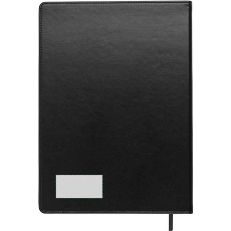 Blok A4, linkovaný, záložka, černá Blok A4, linkovaný, záložka, černá