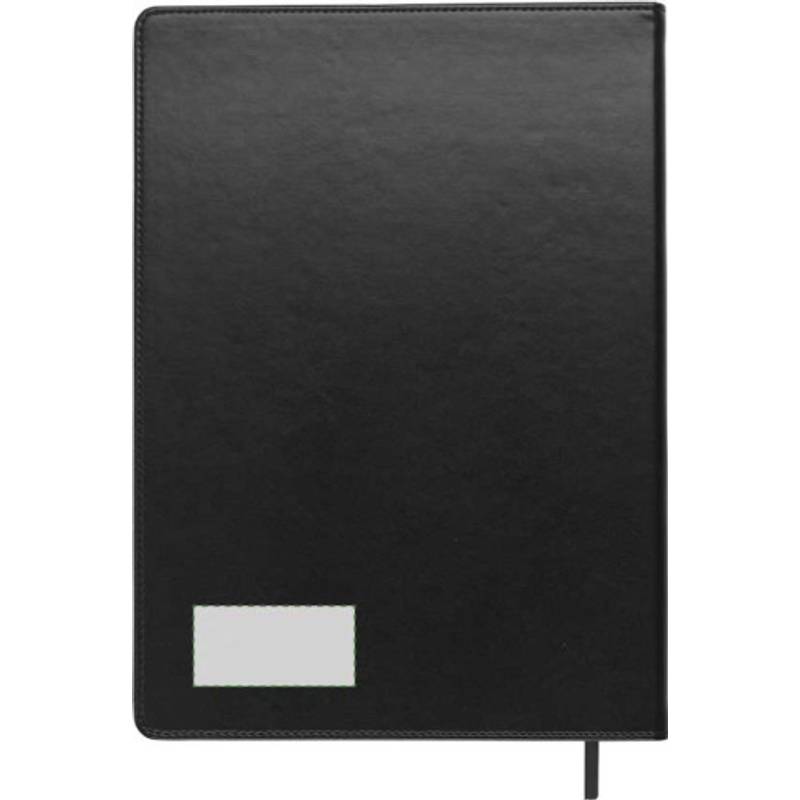 Blok A4, linkovaný, záložka, černá Blok A4, linkovaný, záložka, černá