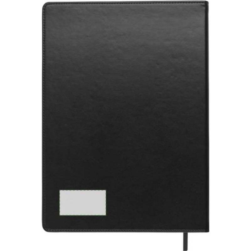 Blok A4, linkovaný, záložka, černá Blok A4, linkovaný, záložka, černá
