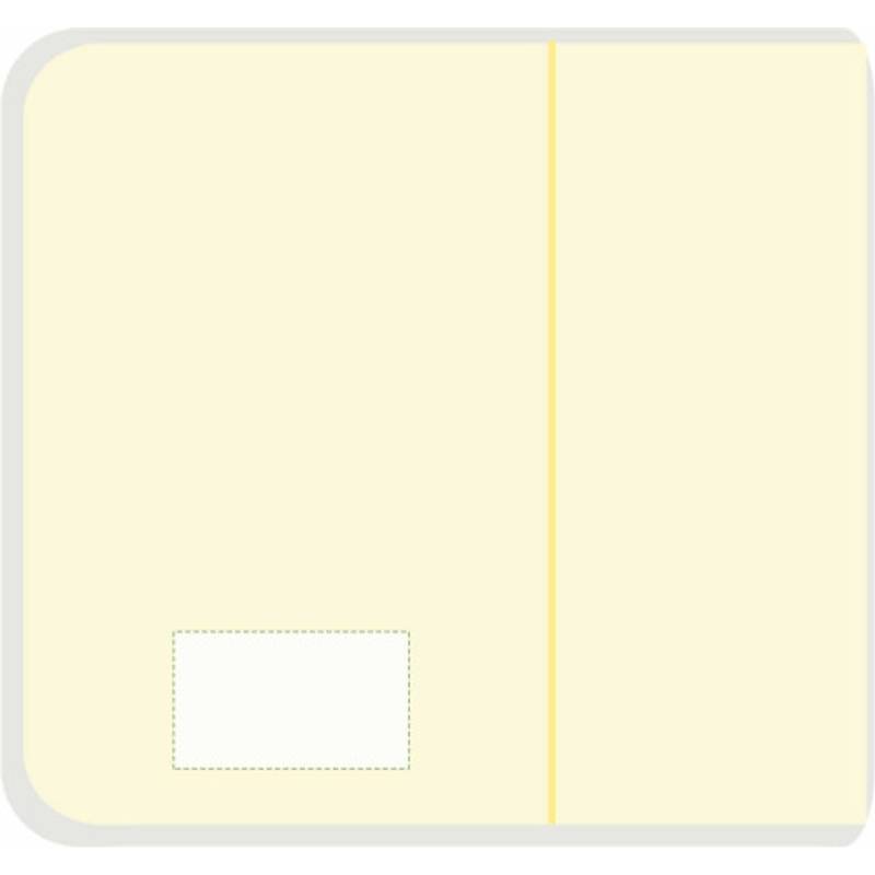 Linajkový zápisník A5 so záložkou a gumičkou, 96 listov, biela
