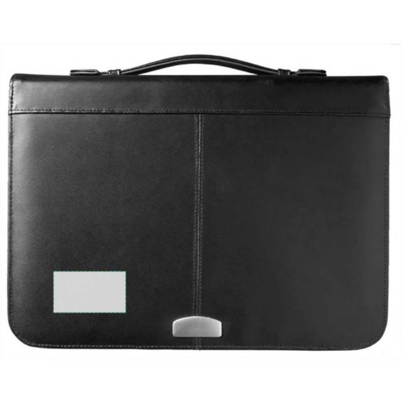 EMISAR konferenční desky A4, blok, kožená štípenka, černá EMISAR konferenční desky A4, blok, kožená štípenka, černá