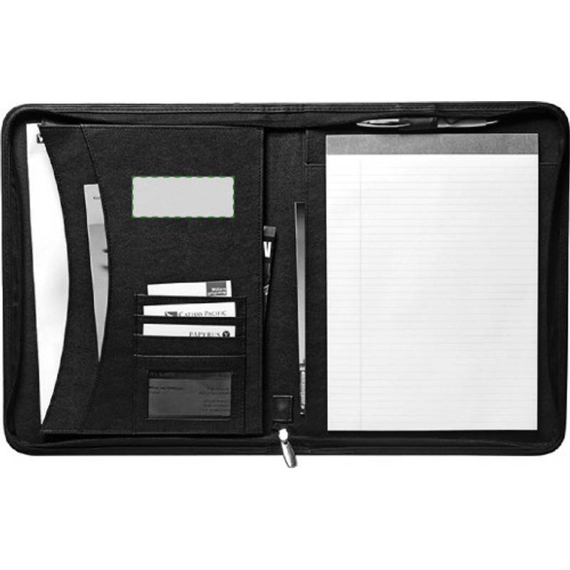 POSLANEC konferenčné dosky A4, blok, kožoná štiepenka, čierna POSLANEC konferenčné dosky A4, blok, kožoná štiepenka, čierna