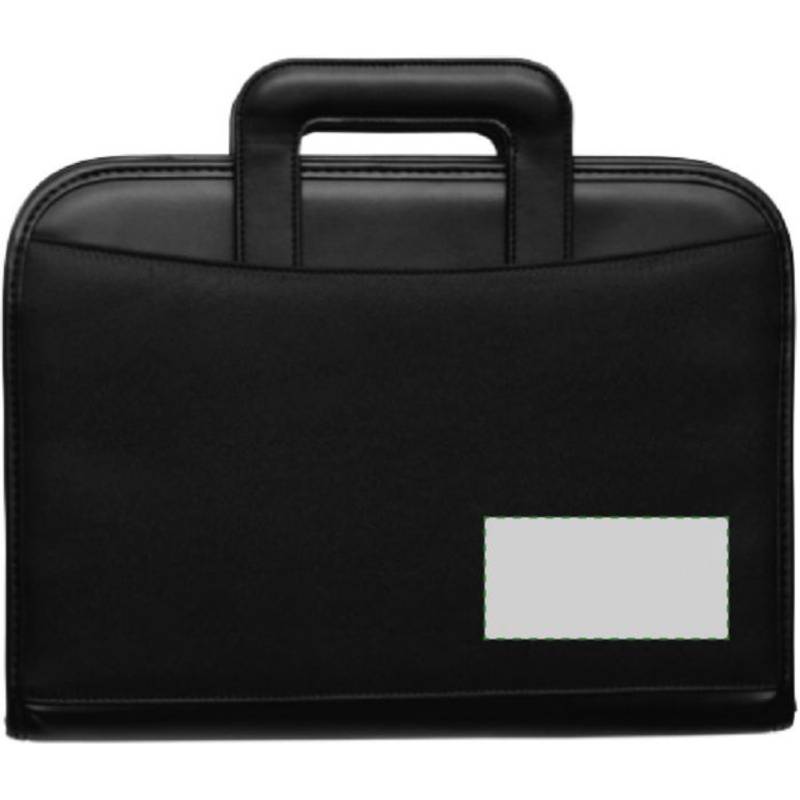 Konferenční desky A4 na zip, kalkulačka, blok, černá Konferenční desky A4 na zip, kalkulačka, blok, černá