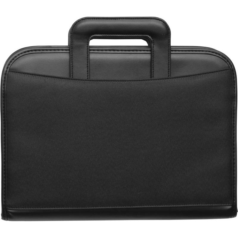 Konferenční desky A4 na zip, kalkulačka, blok, černá Konferenční desky A4 na zip, kalkulačka, blok, černá