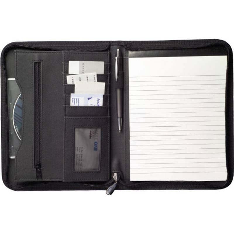 Kožené konferenční desky A5 s blokem Kožené konferenční desky A5 s blokem