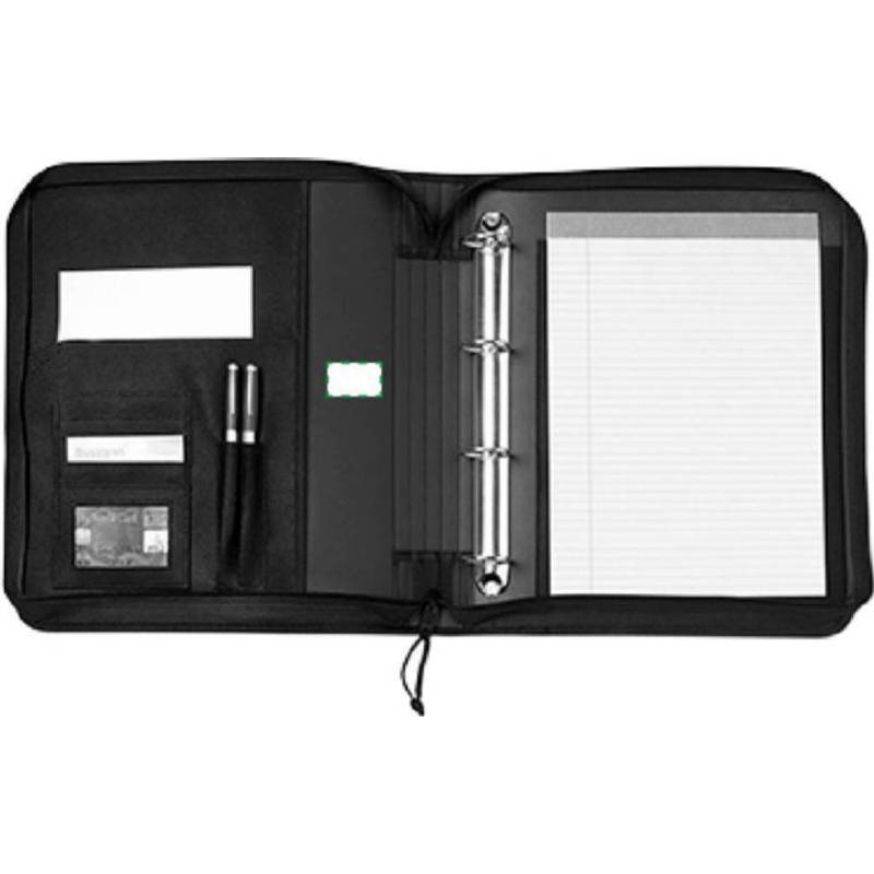 Konferenčné dosky A4 na zips, čierna Konferenčné dosky A4 na zips, čierna