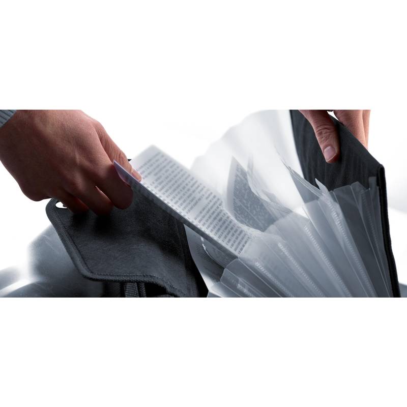 Konferenčné dosky A4 na zips, čierna Konferenčné dosky A4 na zips, čierna