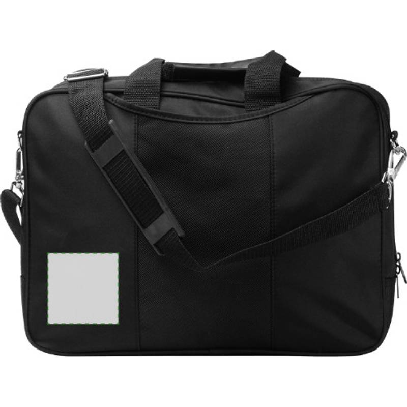 HARWARD taška na notebook, dokumenty, čierna