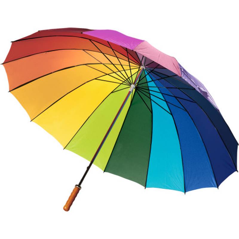 Veľký golfový farebný daždnik