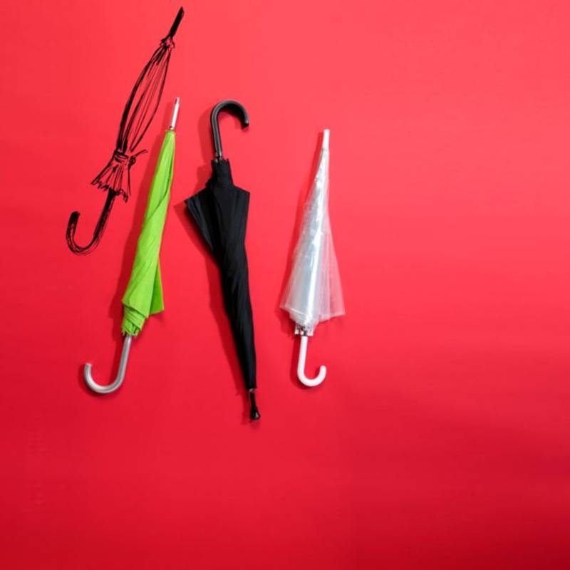 Automatický dáždnik a vychádzková palica, značky Charles Dickens,čierna Automatický dáždnik a vychádzková palica, značky Charles Dickens,čierna