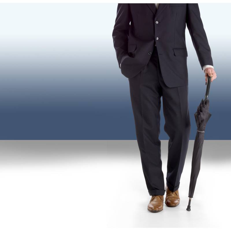 Automatický dáždnik a vychádzková palica, značky Charles Dickens,čierna Automatický dáždnik a vychádzková palica, značky Charles Dickens,čierna