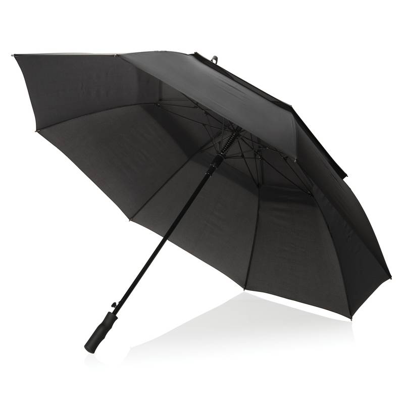 30" odolný dáždnik Tornado, čierna
