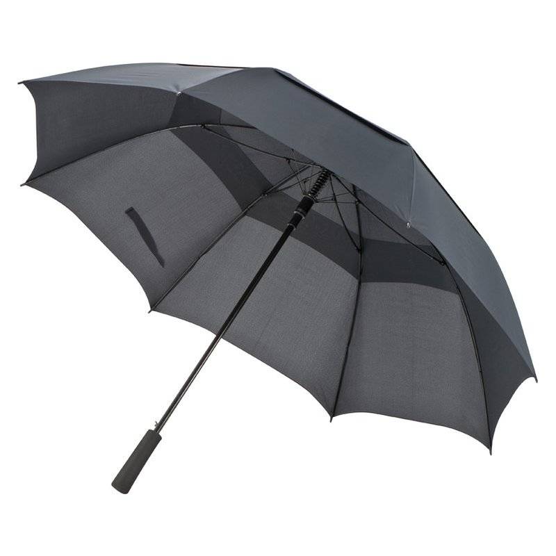 Golfový dáždnik, čierna