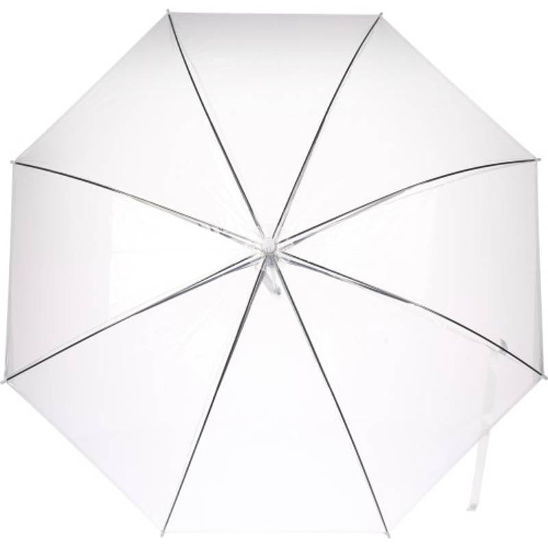 Transparentný automatický dáždnik, transparentná