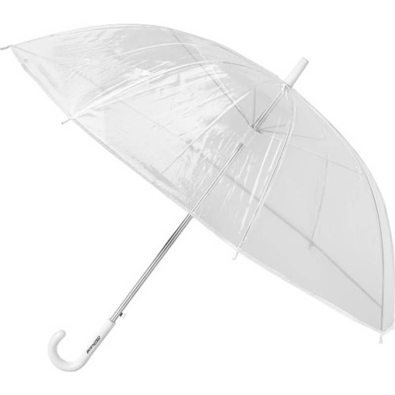 Transparentný automatický dáždnik, transparentná