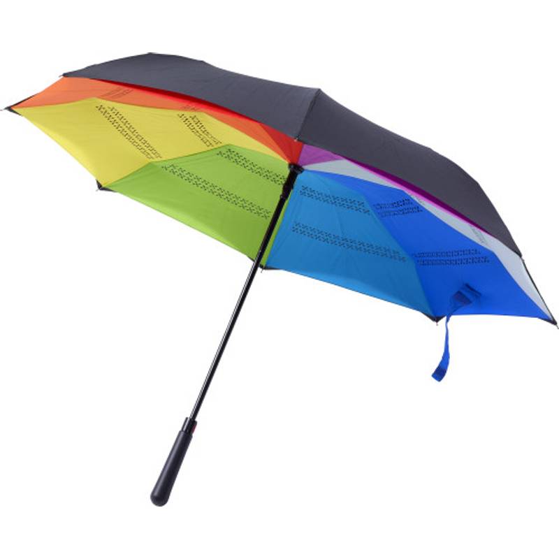 Teram viacfarebný dvojvrstvový dáždnik