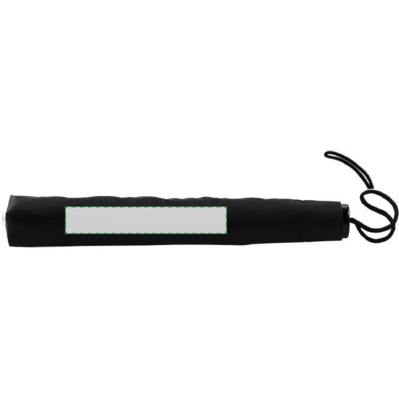 Skládací deštník, nylonový obal, černá Skládací deštník, nylonový obal, černá