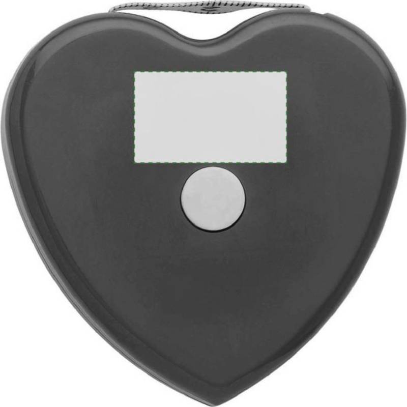 Meter na meranie BMI, tvar srdca, červená Meter na meranie BMI, tvar srdca, červená