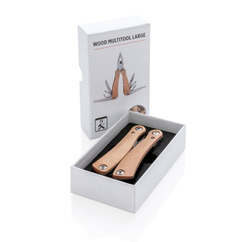Drevený multifunkčný nôž, hnedá Drevený multifunkčný nôž, hnedá