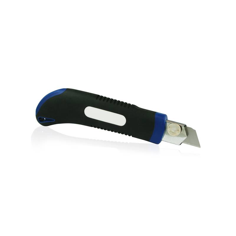 Odlamovací nožík, rezačka s konfortnou rukoväťou, modrá