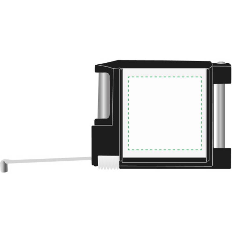 Plastový zvinovací meter 2 m, vodováha, poznámkový blok Plastový zvinovací meter 2 m, vodováha, poznámkový blok