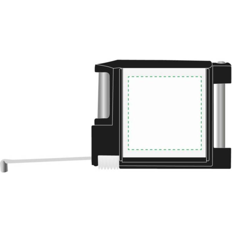 Plastový zvinovací meter 2 m, vodováha, poznámkový blok Plastový zvinovací meter 2 m, vodováha, poznámkový blok