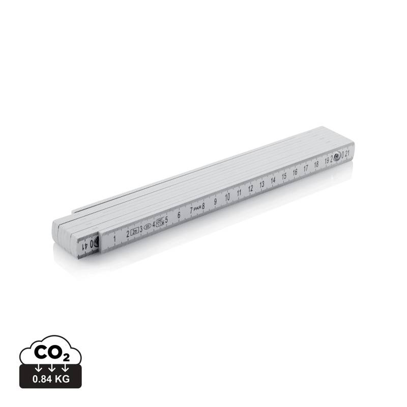 Skladací meter, 2m, biela Skladací meter, 2m, biela