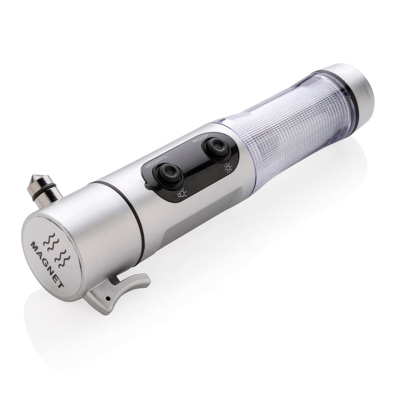 Bezpečnostní pohotovostní světlo s kladivem na sklo Bezpečnostní pohotovostní světlo s kladivem na sklo