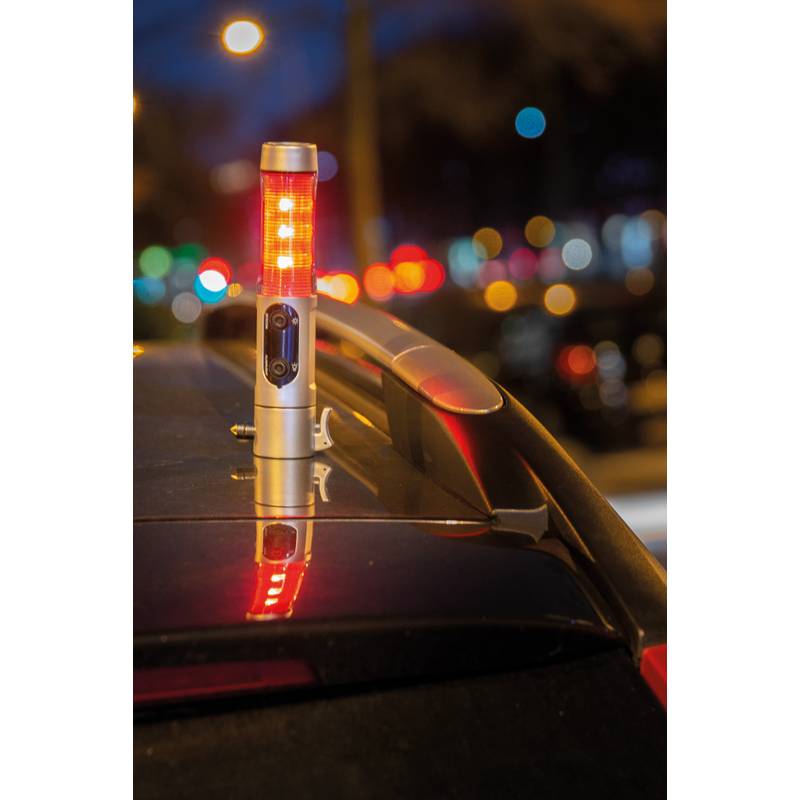 Bezpečnostní pohotovostní světlo s kladivem na sklo Bezpečnostní pohotovostní světlo s kladivem na sklo