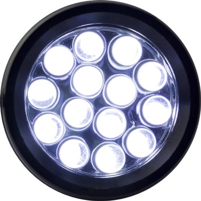 Kapesní svítilna, 14 LED světel, kovová Kapesní svítilna, 14 LED světel, kovová