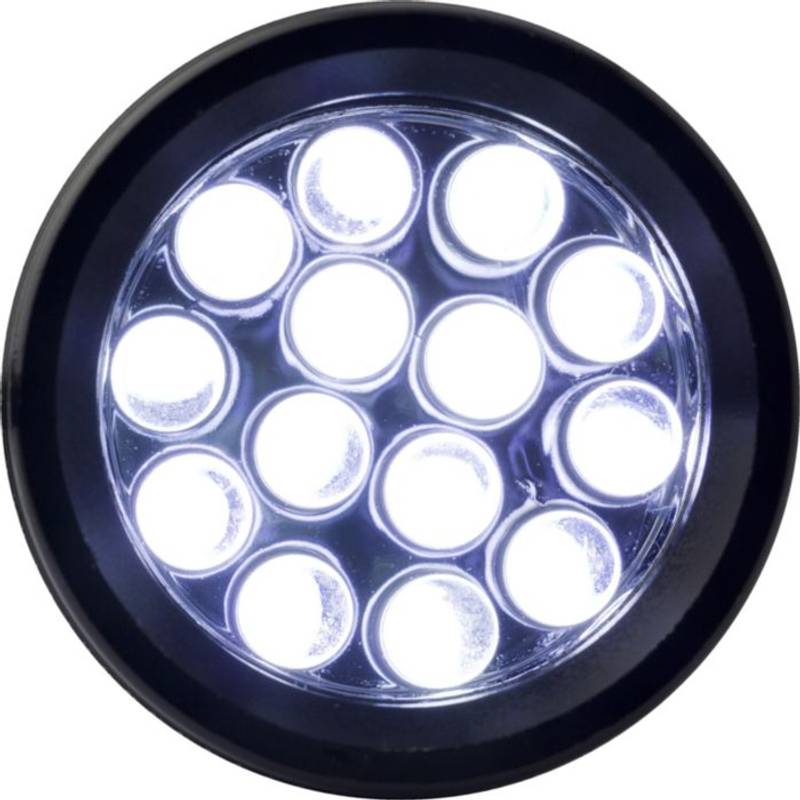 Kapesní svítilna, 14 LED světel, kovová Kapesní svítilna, 14 LED světel, kovová