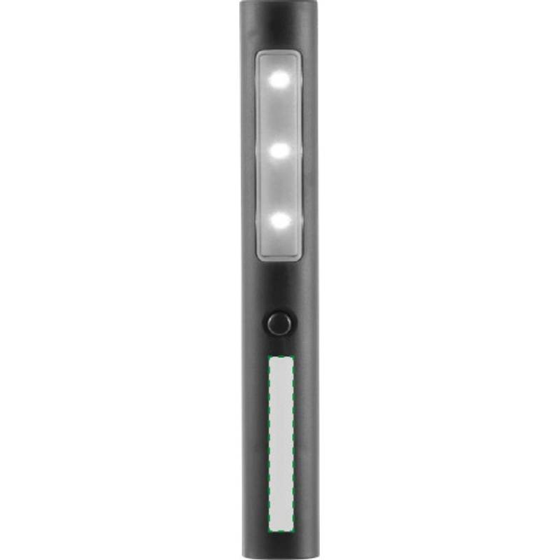 Plastové pracovné LED svietidlo s magnetom, čierna Plastové pracovné LED svietidlo s magnetom, čierna