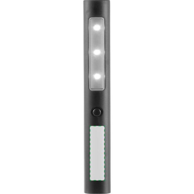 Plastové pracovné LED svietidlo s magnetom, čierna Plastové pracovné LED svietidlo s magnetom, čierna