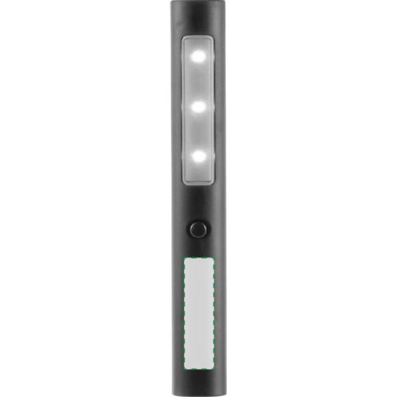 Plastové pracovné LED svietidlo s magnetom, čierna Plastové pracovné LED svietidlo s magnetom, čierna